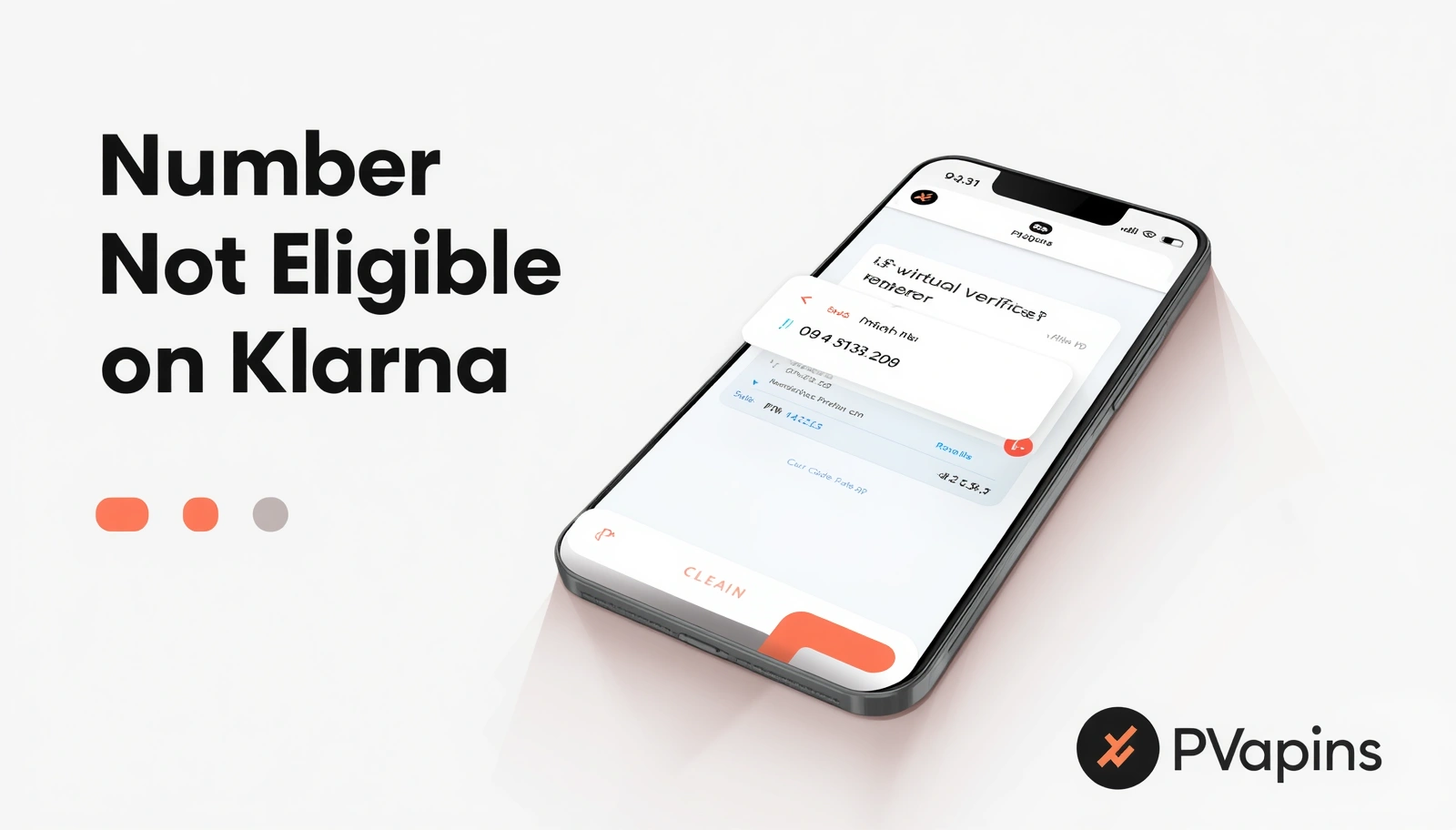 Number Not Eligible on Klarna