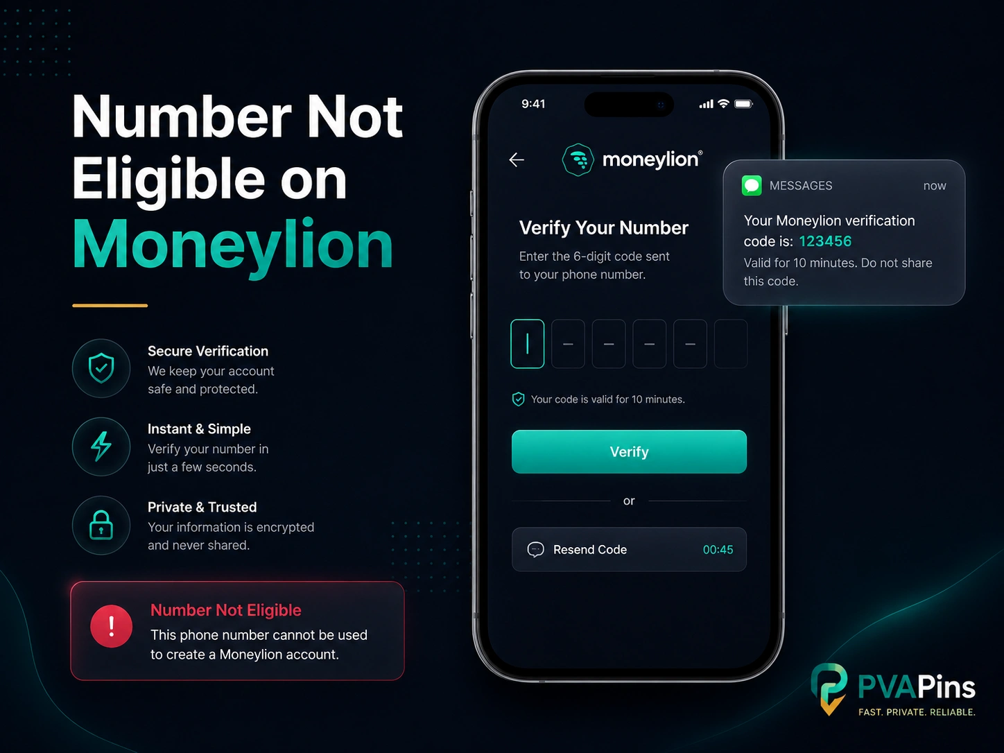 Number Not Eligible on Moneylion