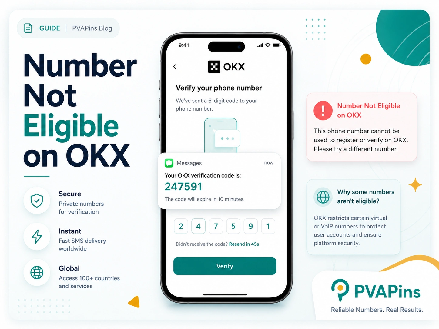 Number Not Eligible on OKX
