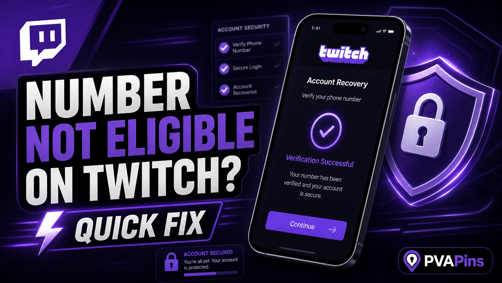 Number Not Eligible on Twitch