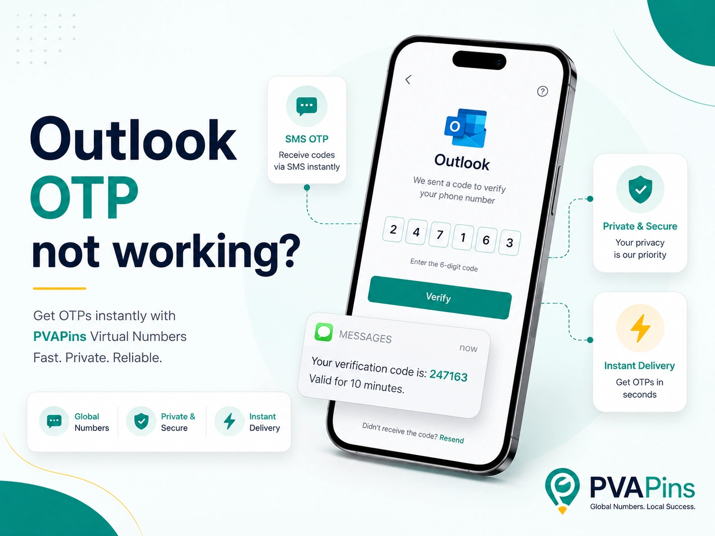 Outlook OTP Not Working