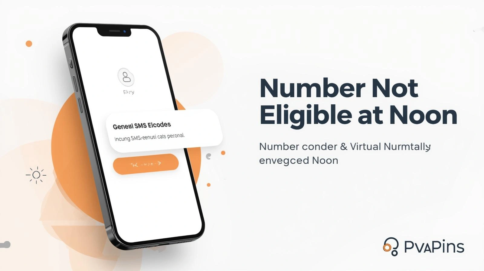 Phone screen showing Noon number not eligible verification error