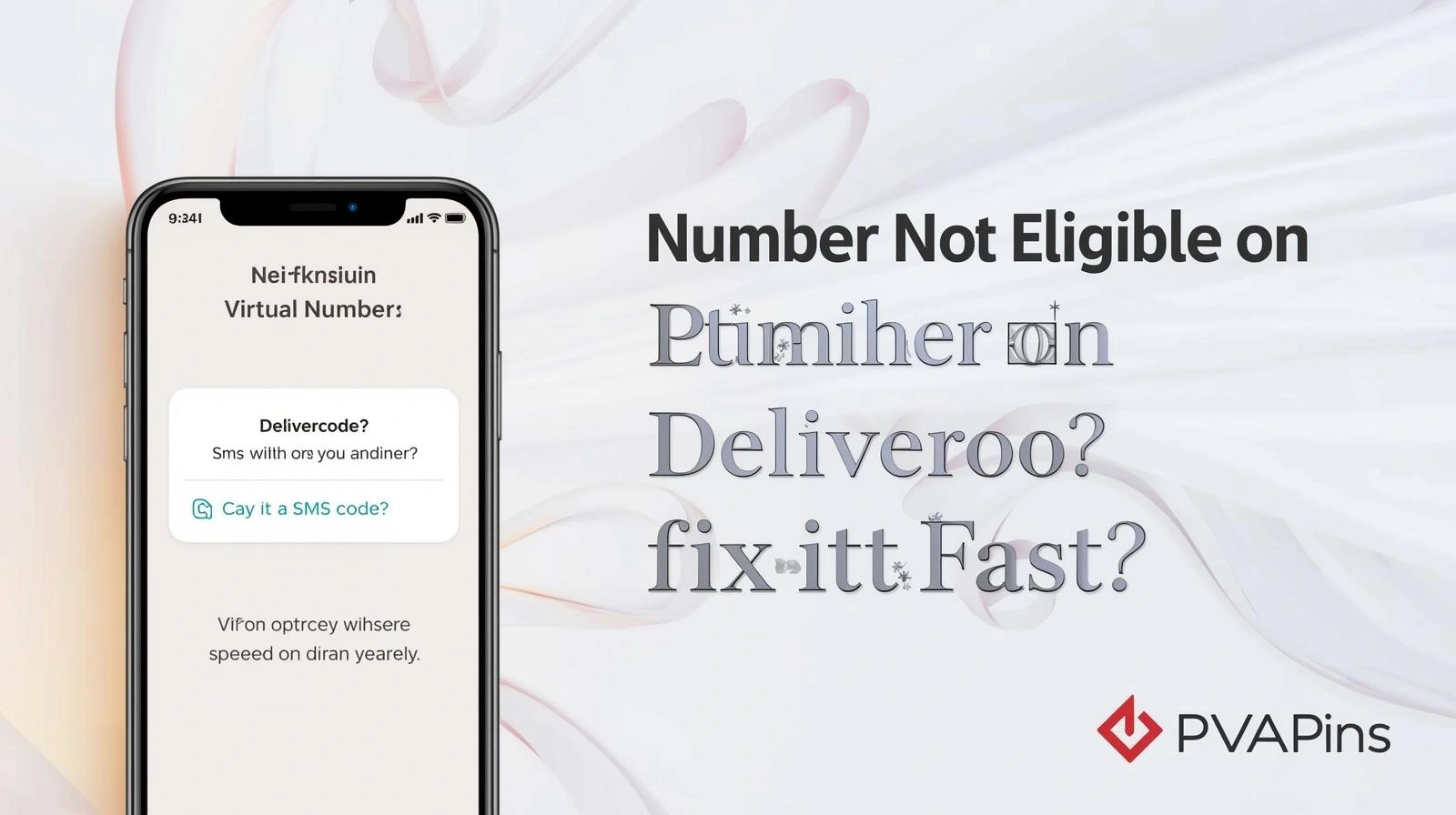 Phone verification screen showing a number not eligible error