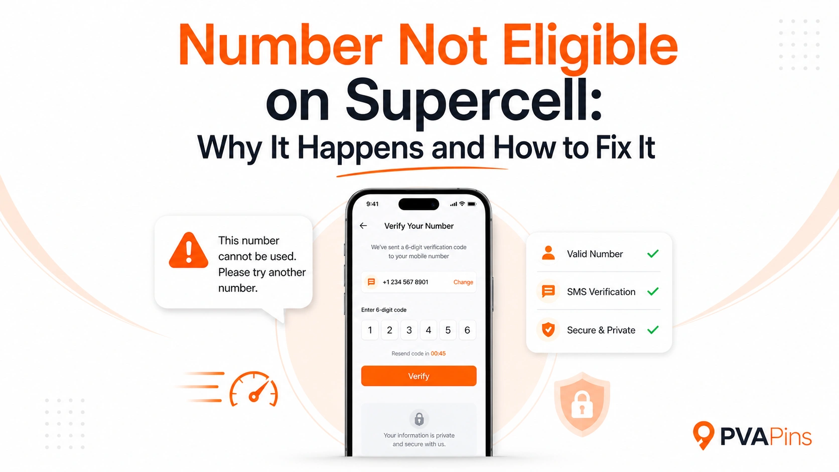 Supercell SMS verification issue with OTP troubleshooting