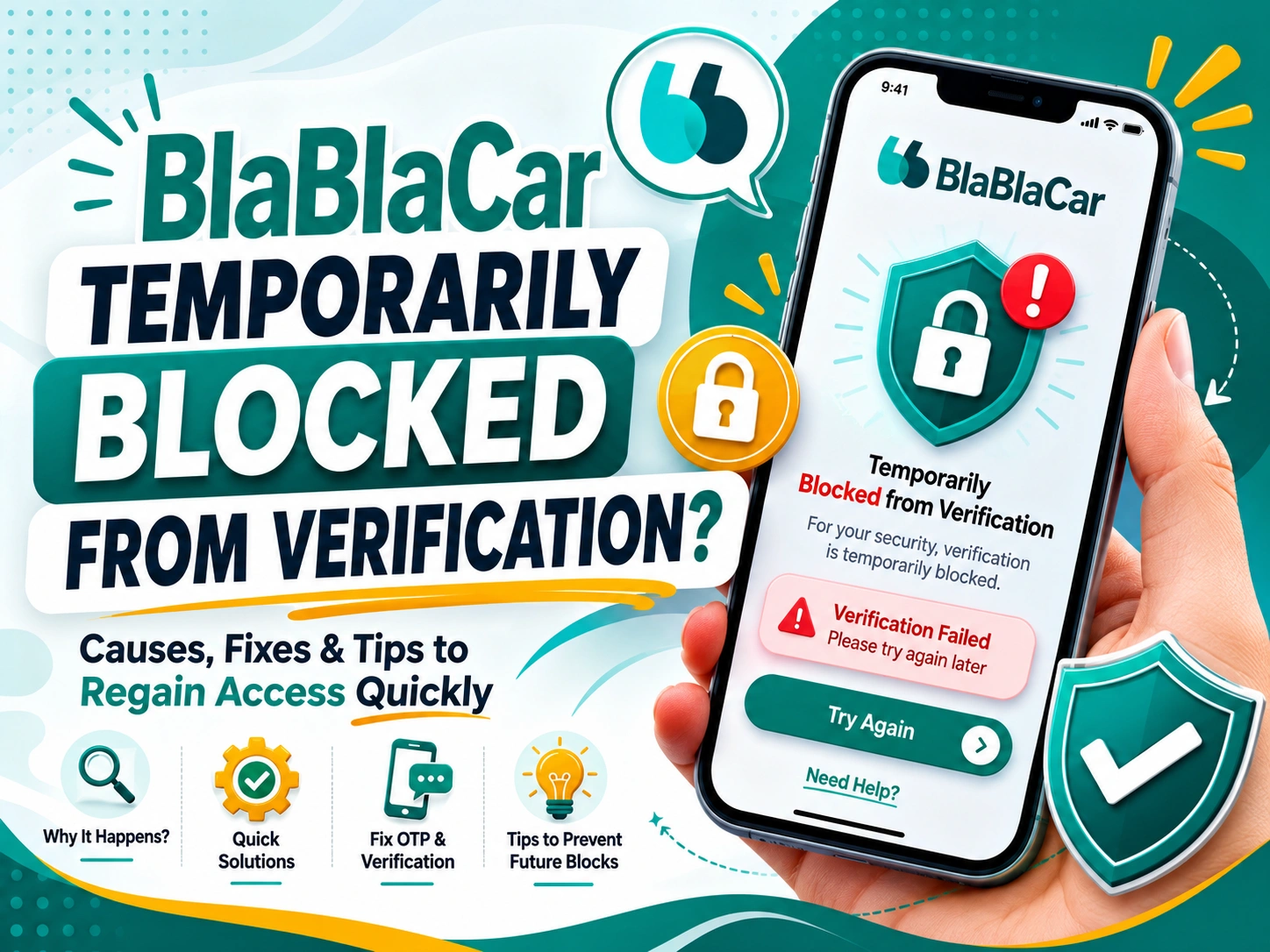 BlaBlaCar temporarily blocked from verification