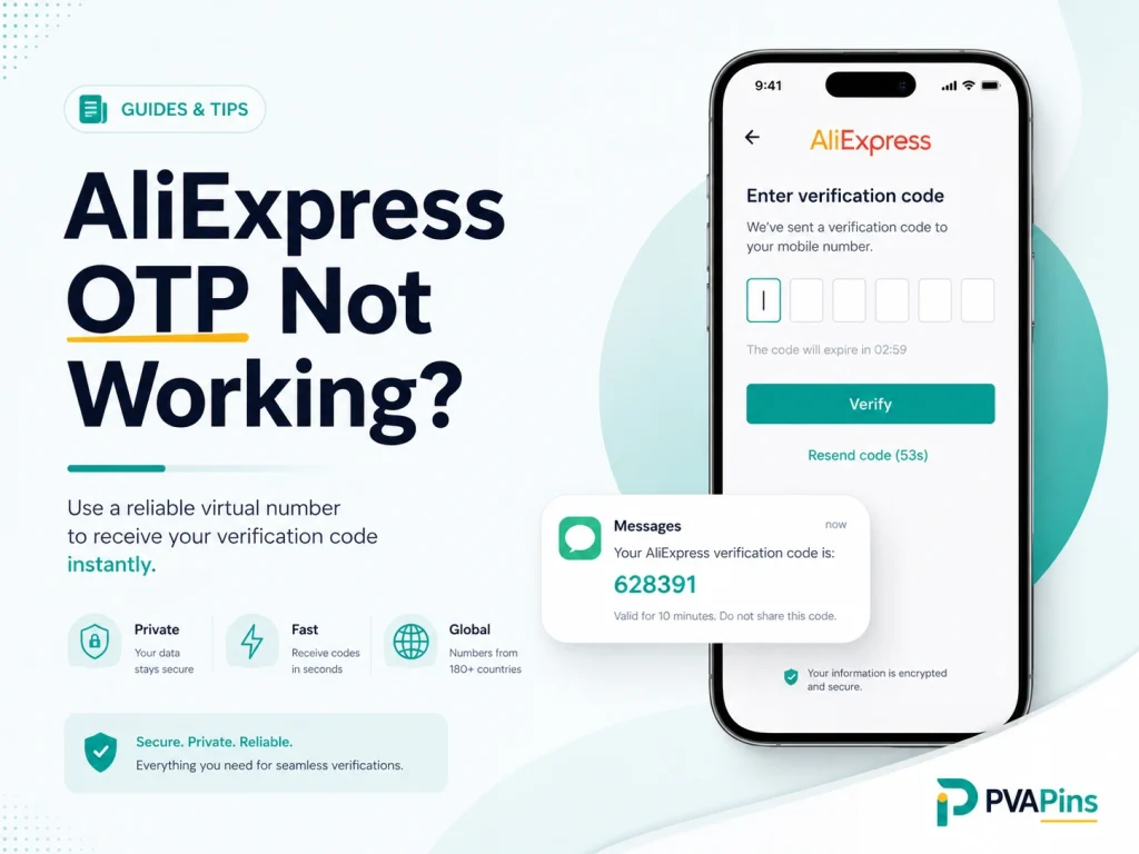 AliExpress OTP Not Working
