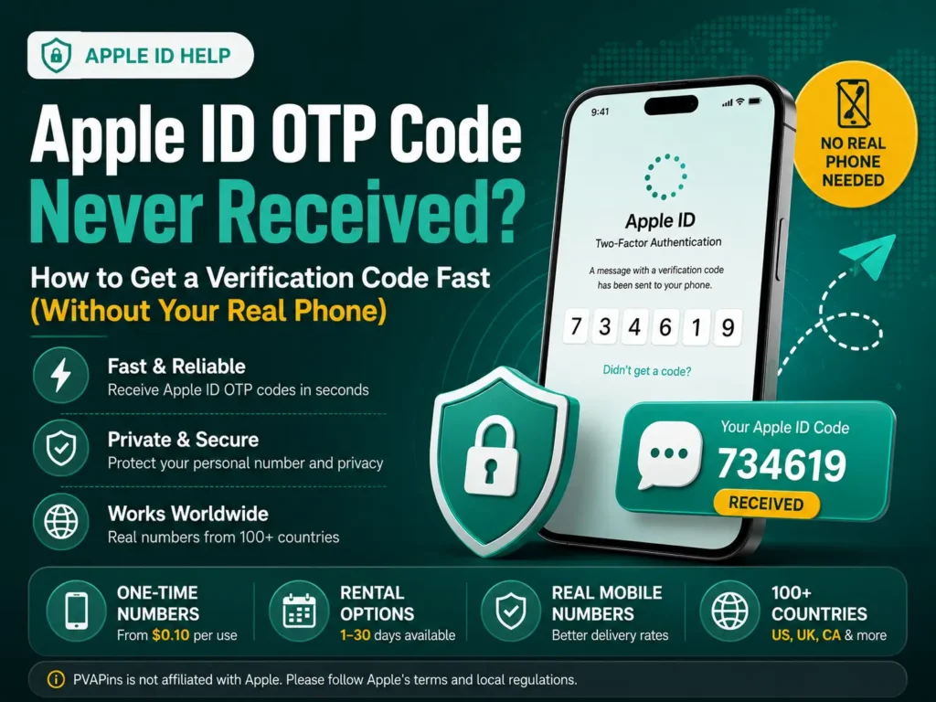 Apple ID OTP Code Never Received