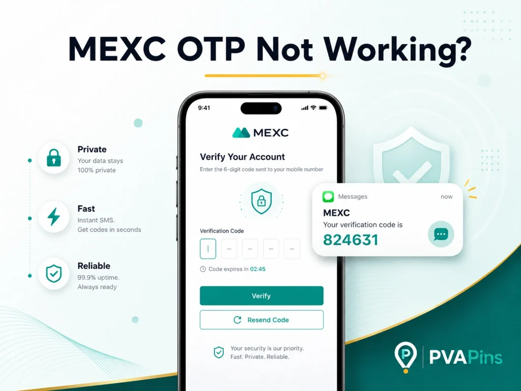 MEXC OTP Not Working