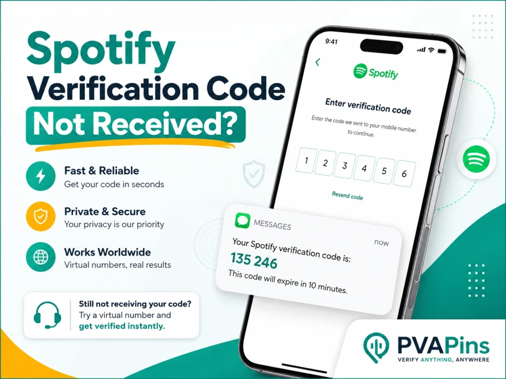 Spotify Verification Code Not Received