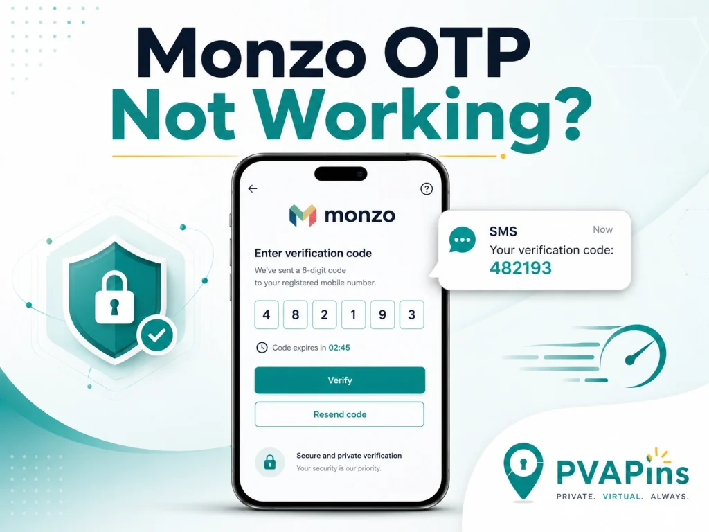 Monzo OTP Not Working