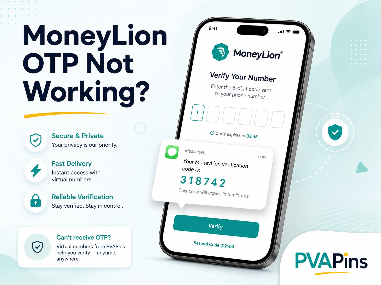 MoneyLion OTP Not Working