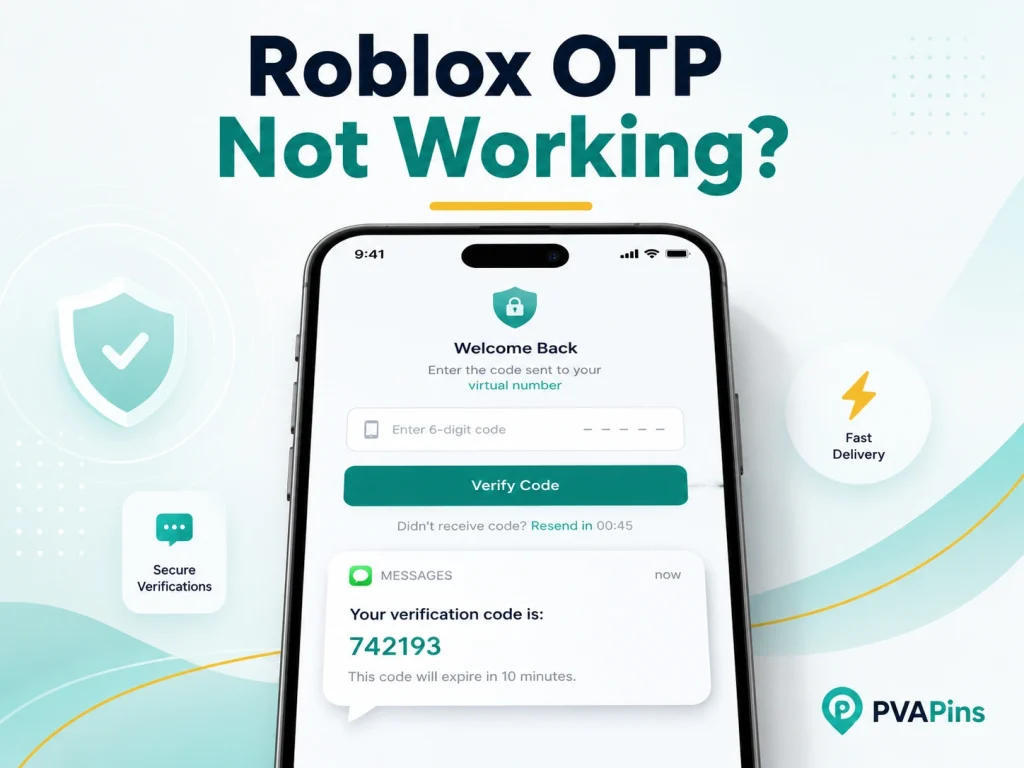 Roblox OTP Not Working
