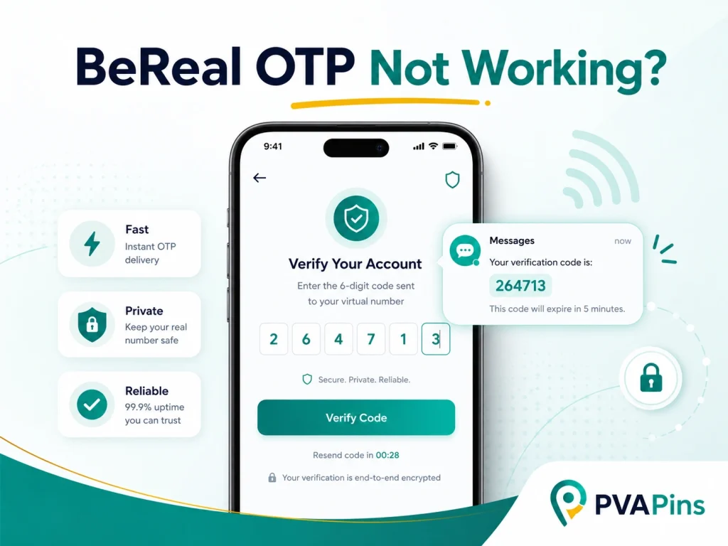 BeReal OTP Not Working
