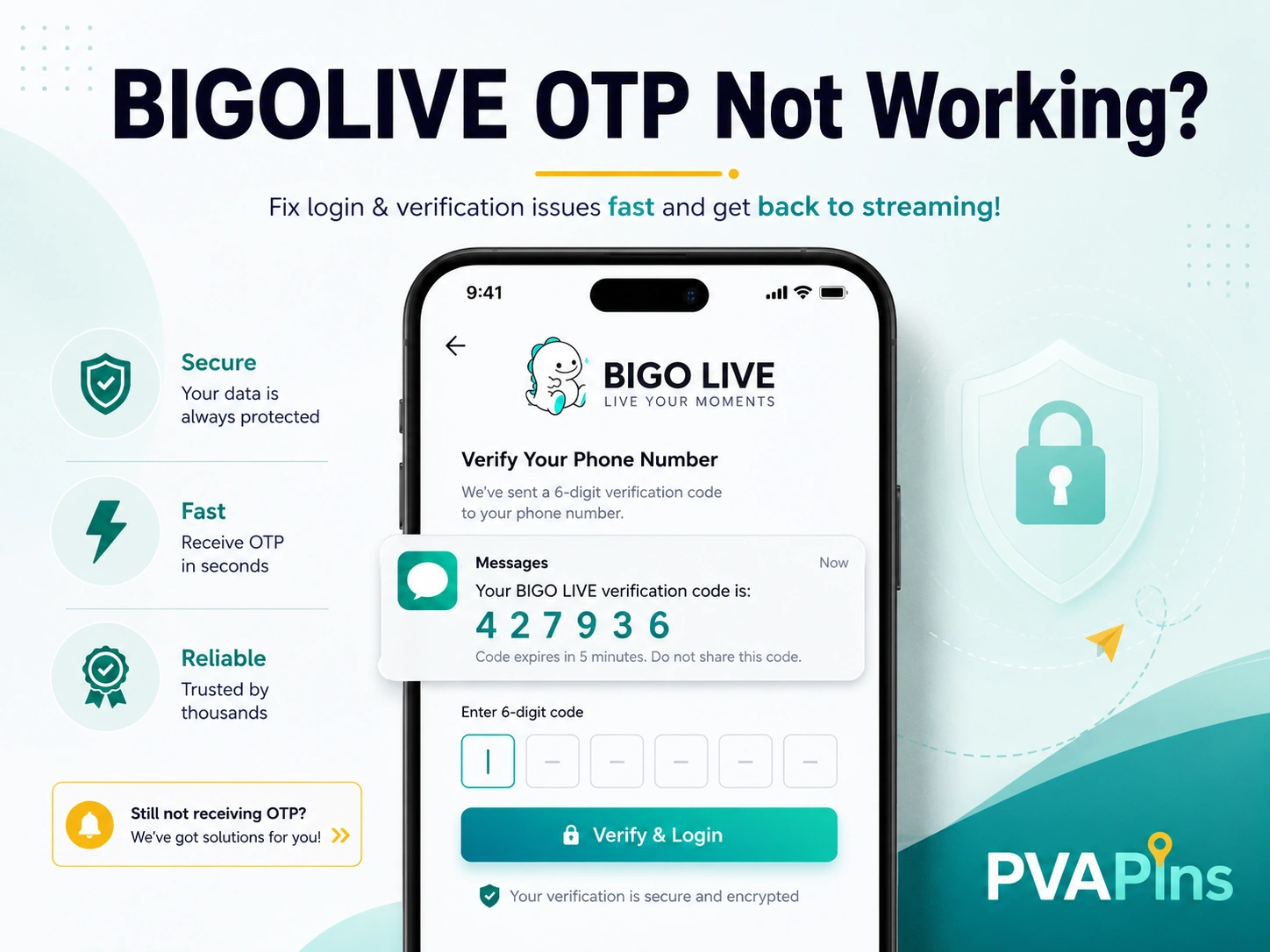BIGOLIVE OTP Not Working