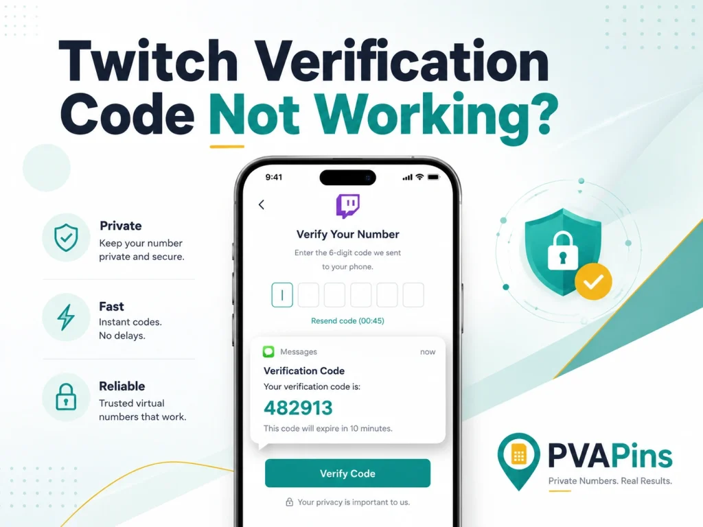 Twitch Verification Code Not Working