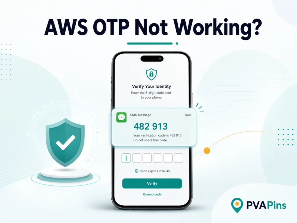 AWS OTP Not Working