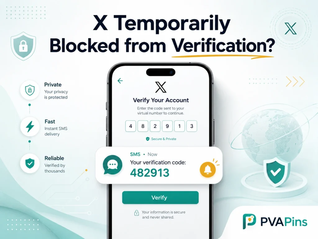 X temporarily blocked from verification