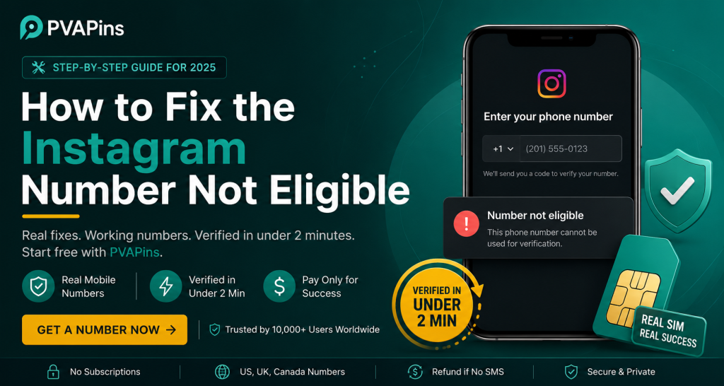 Instagram Number Not Eligible