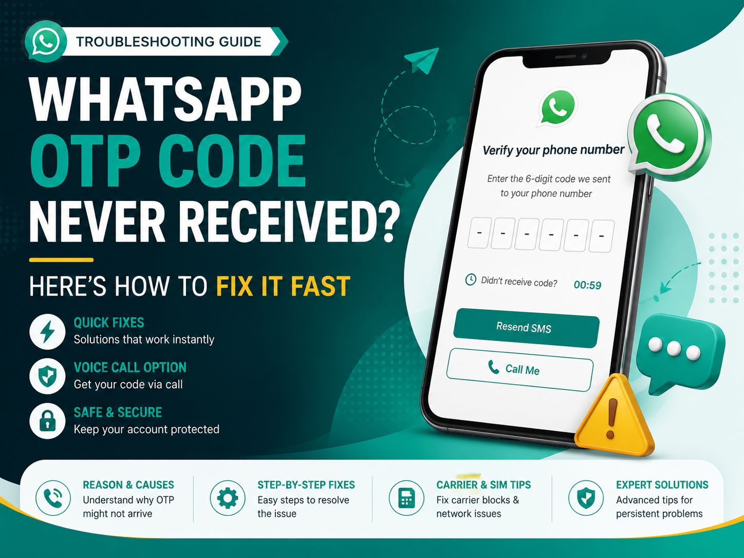 WhatsApp OTP Code Not Received