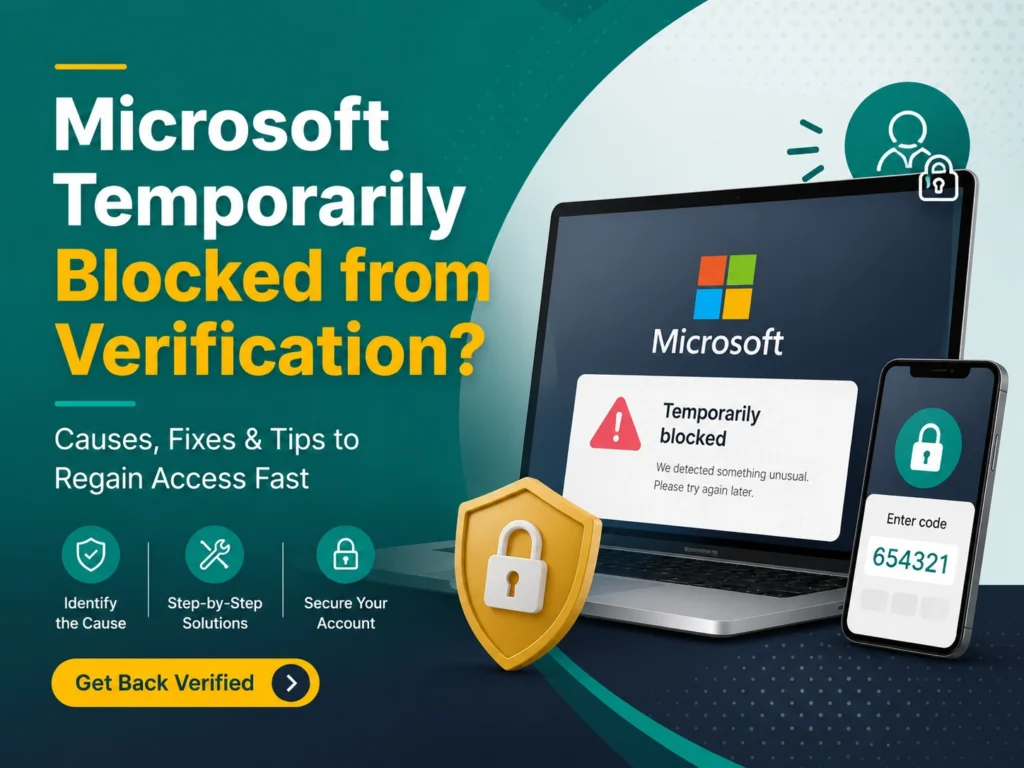 Microsoft temporarily blocked from verification
