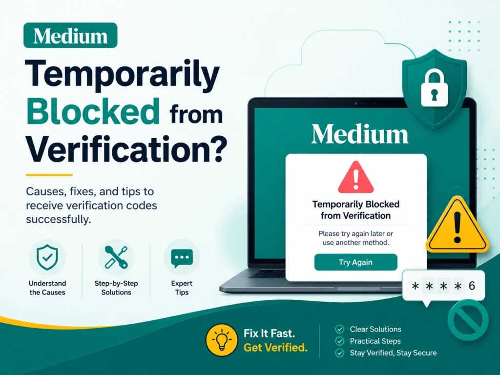 Medium temporarily blocked from verification