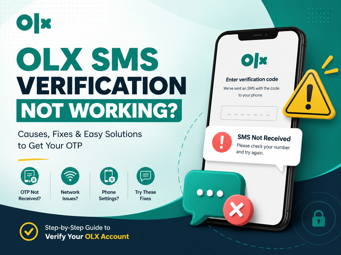 OLX SMS Verification Not Working