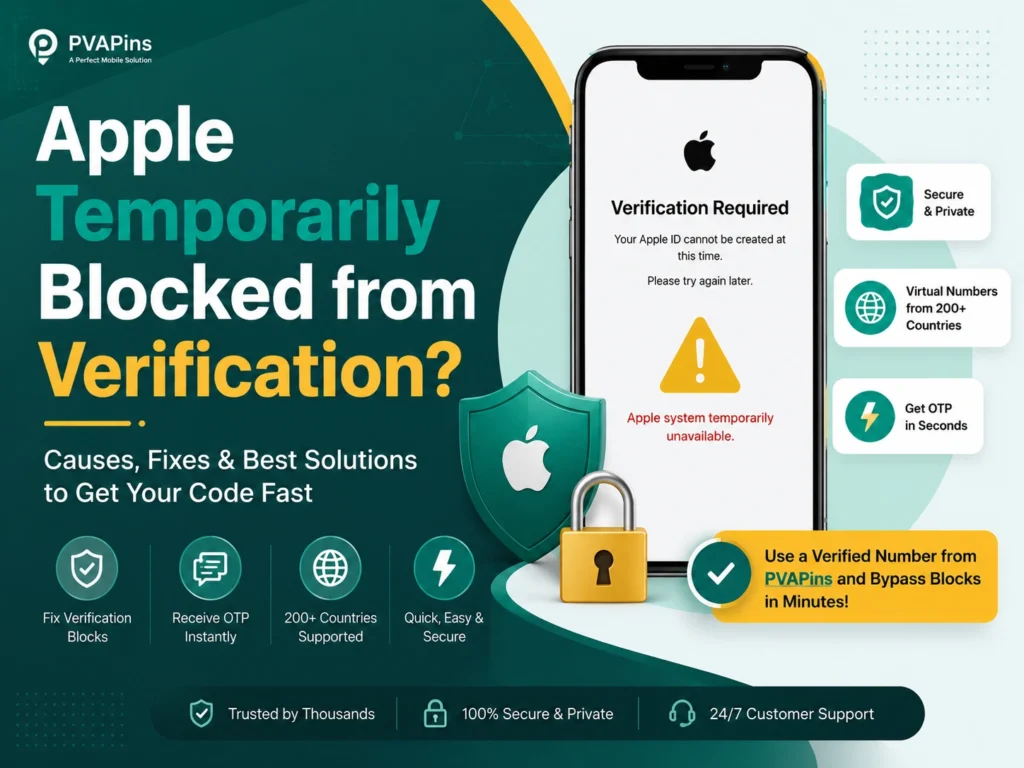 Apple temporarily blocked from verification
