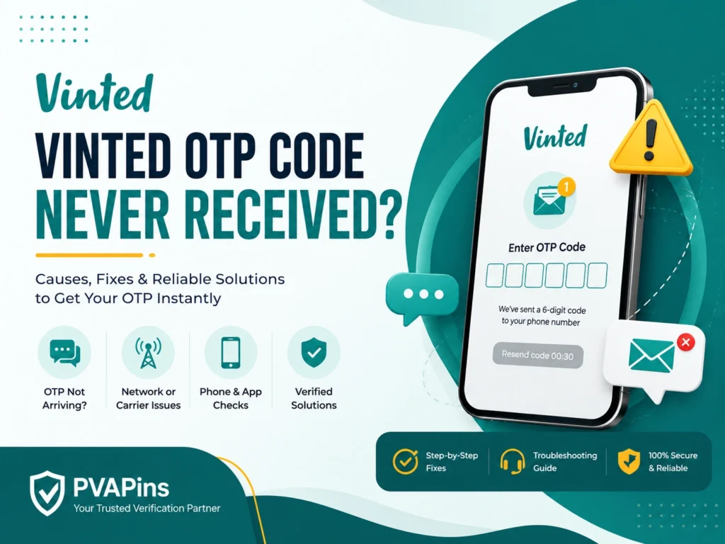 Vinted OTP Code Never Received