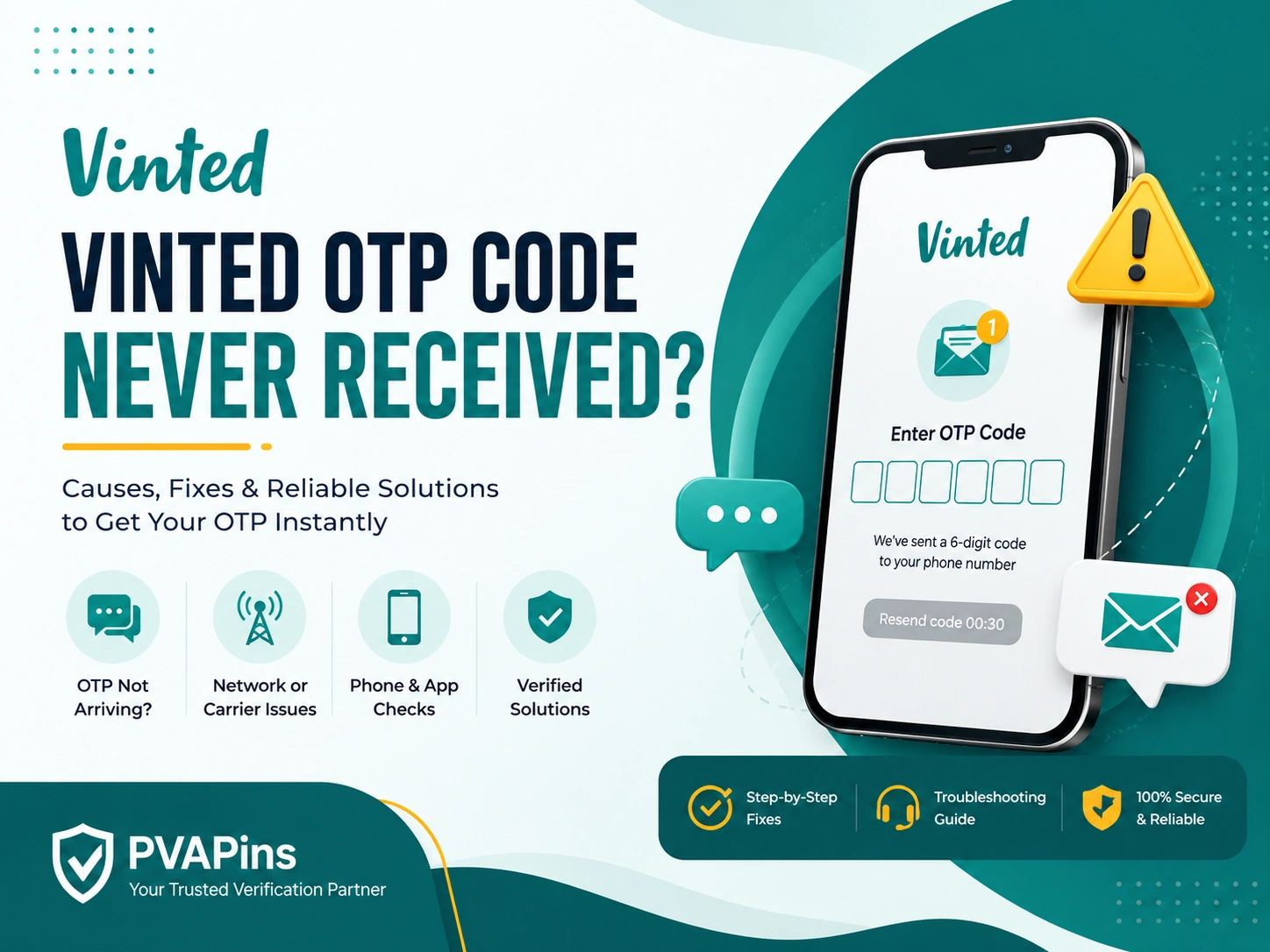 Vinted OTP Code Never Received