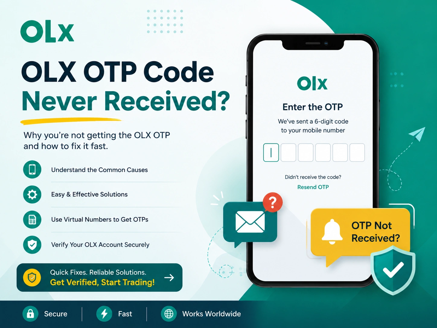 OLX OTP Code Never Received