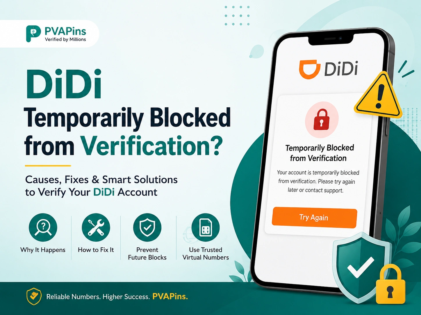 DiDi temporarily blocked from verification