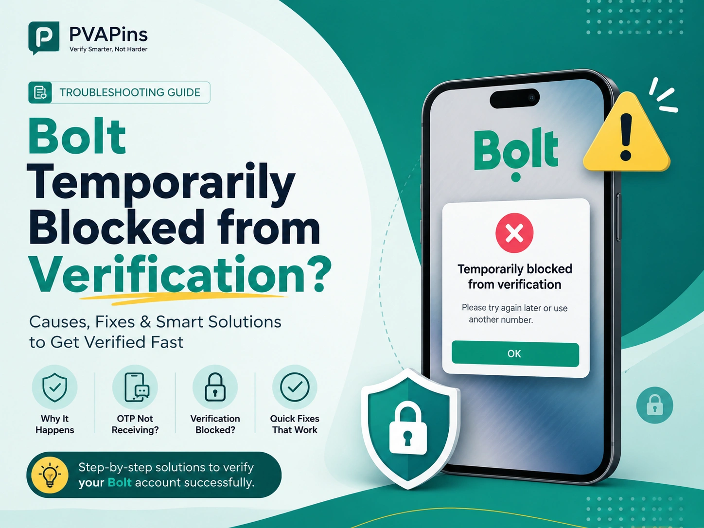 Bolt temporarily blocked from verification