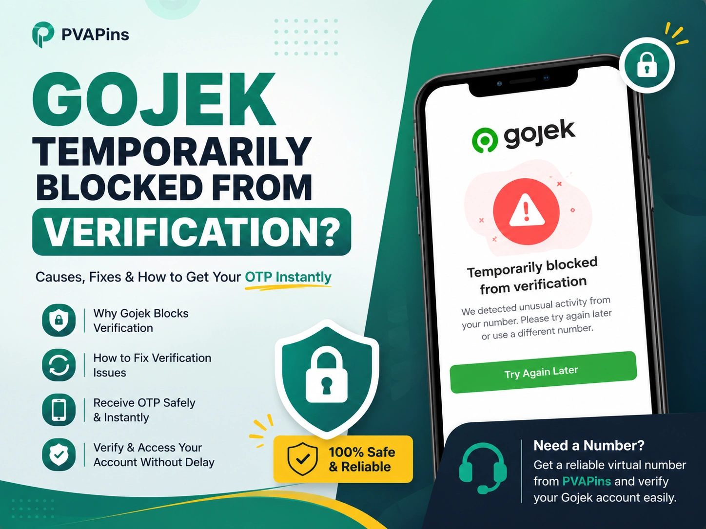 Gojek temporarily blocked from verification