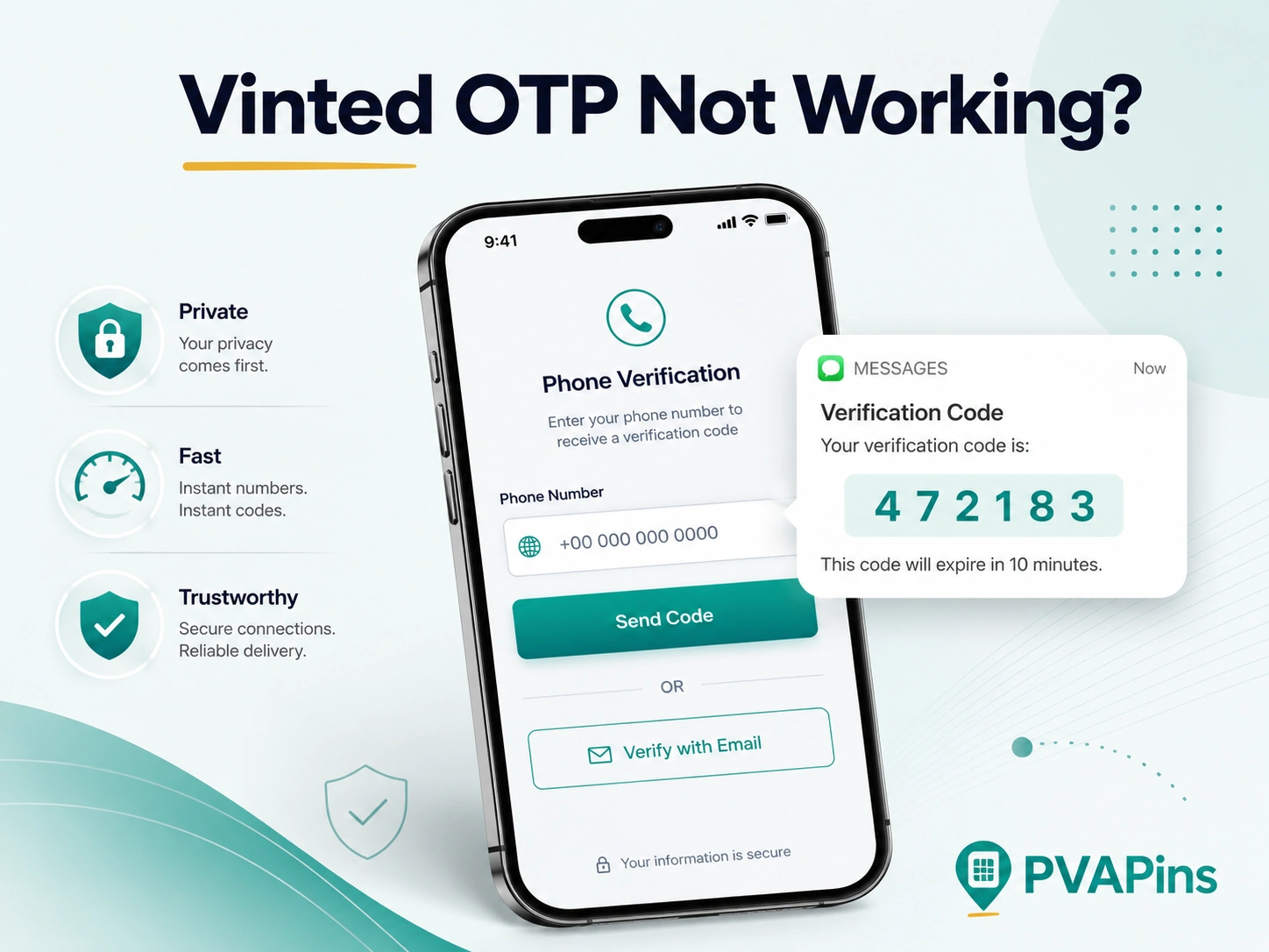 Vinted OTP Not Working