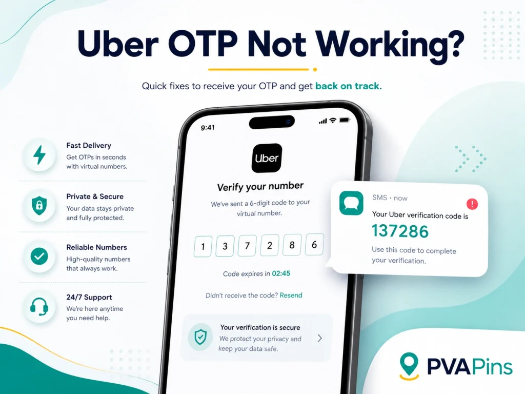 Uber OTP Not Working