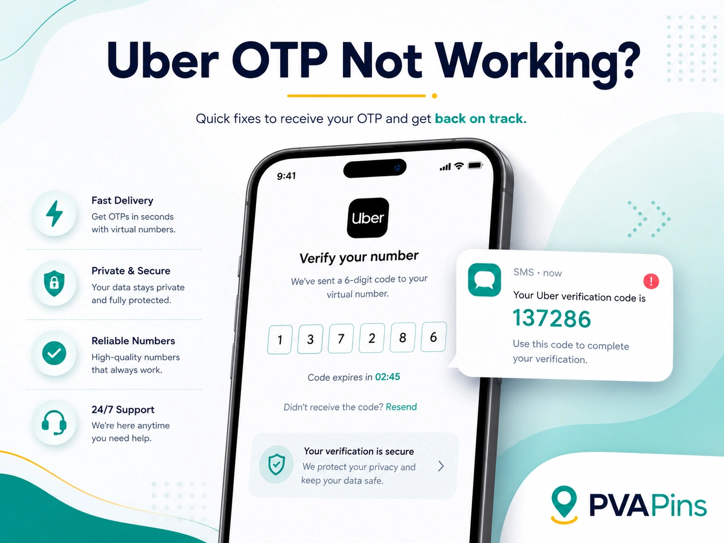 Uber OTP Not Working