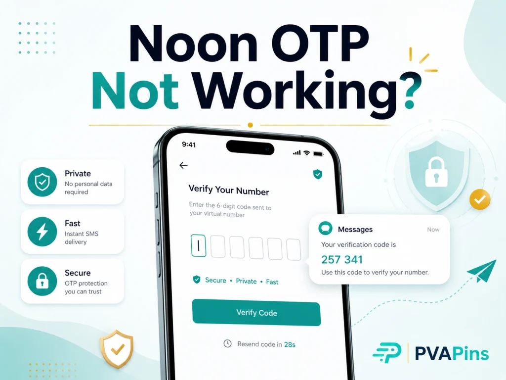 Noon OTP Not Working