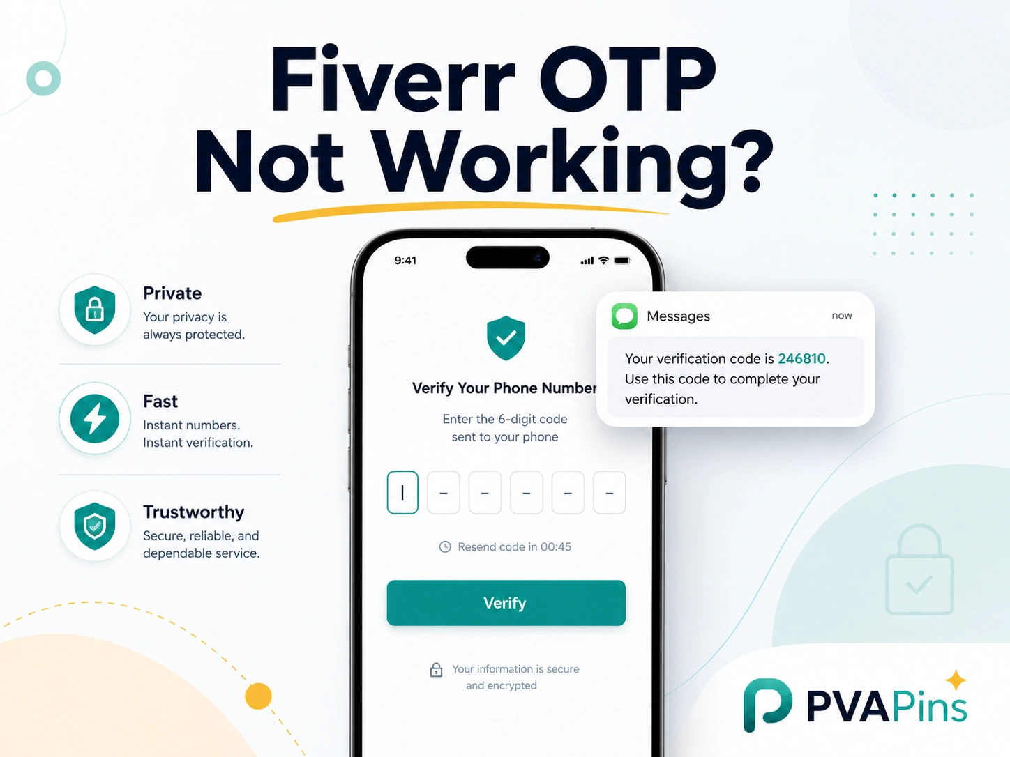 Fiverr OTP Not Working
