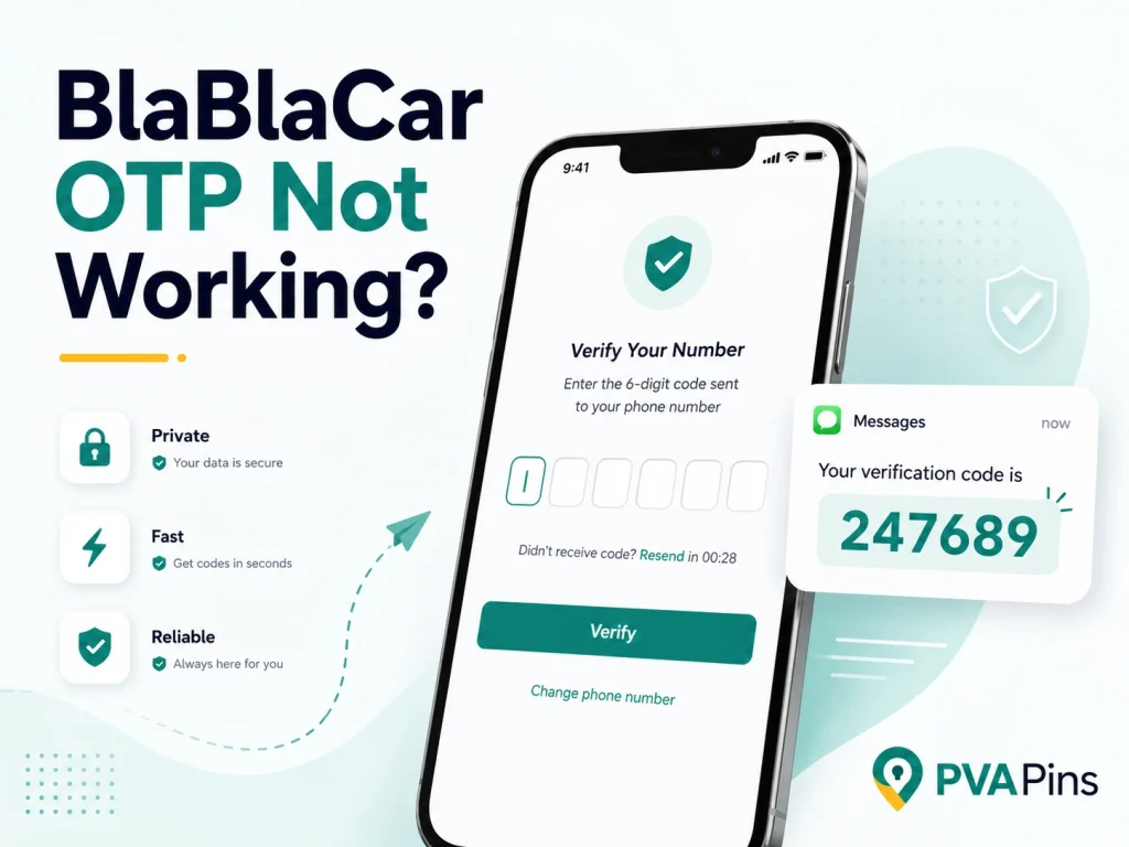 BlaBlaCar OTP Not Working