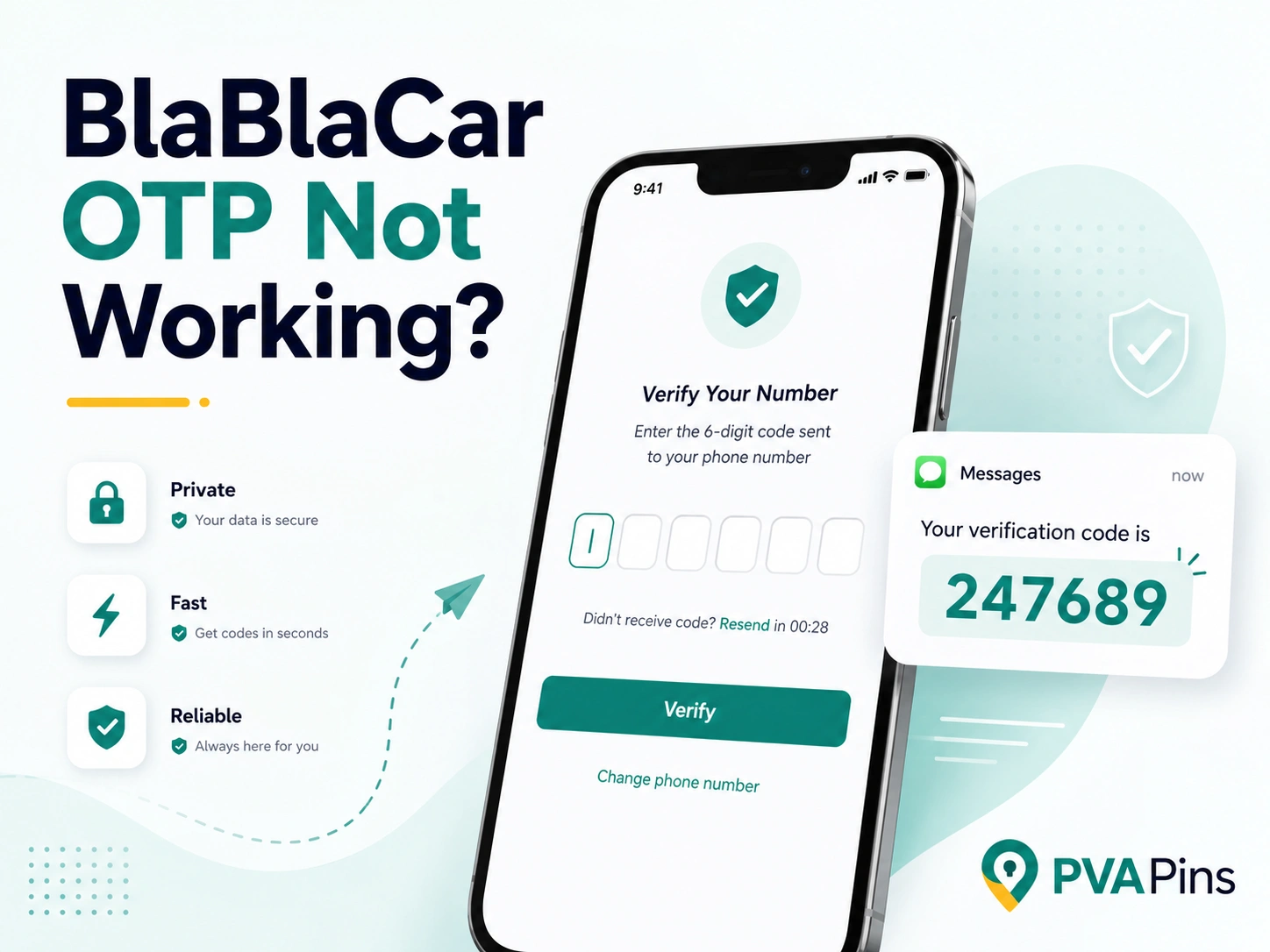 BlaBlaCar OTP Not Working