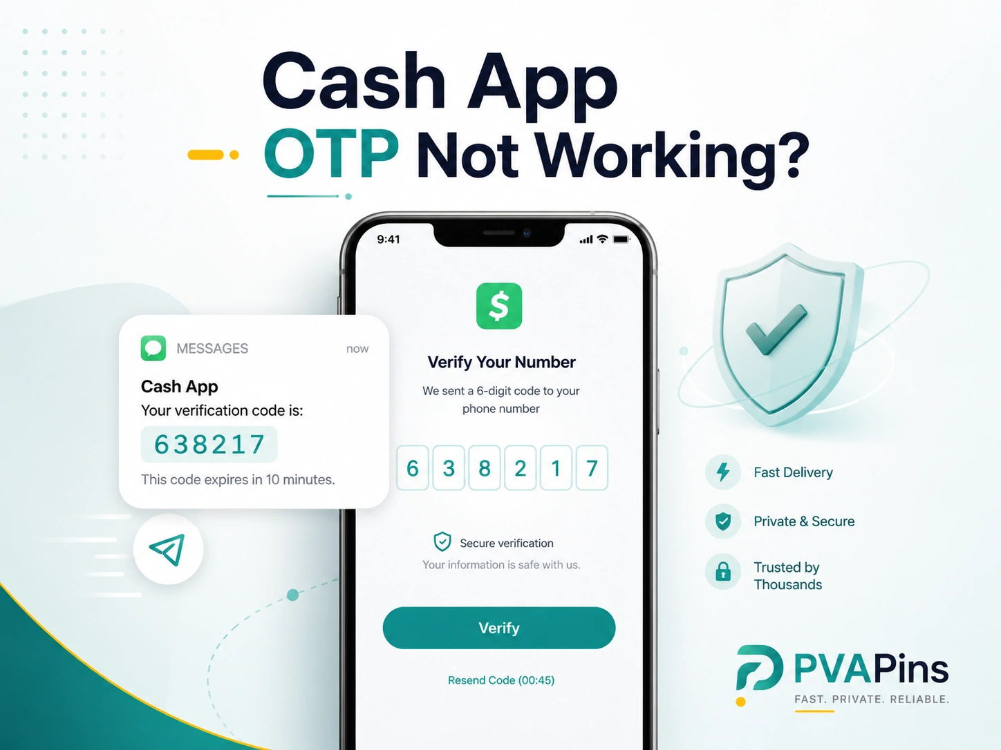 Cash App OTP Not Working