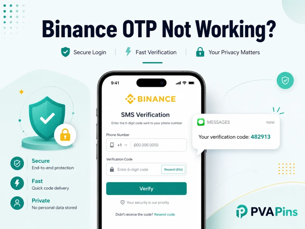Binance OTP Not Working