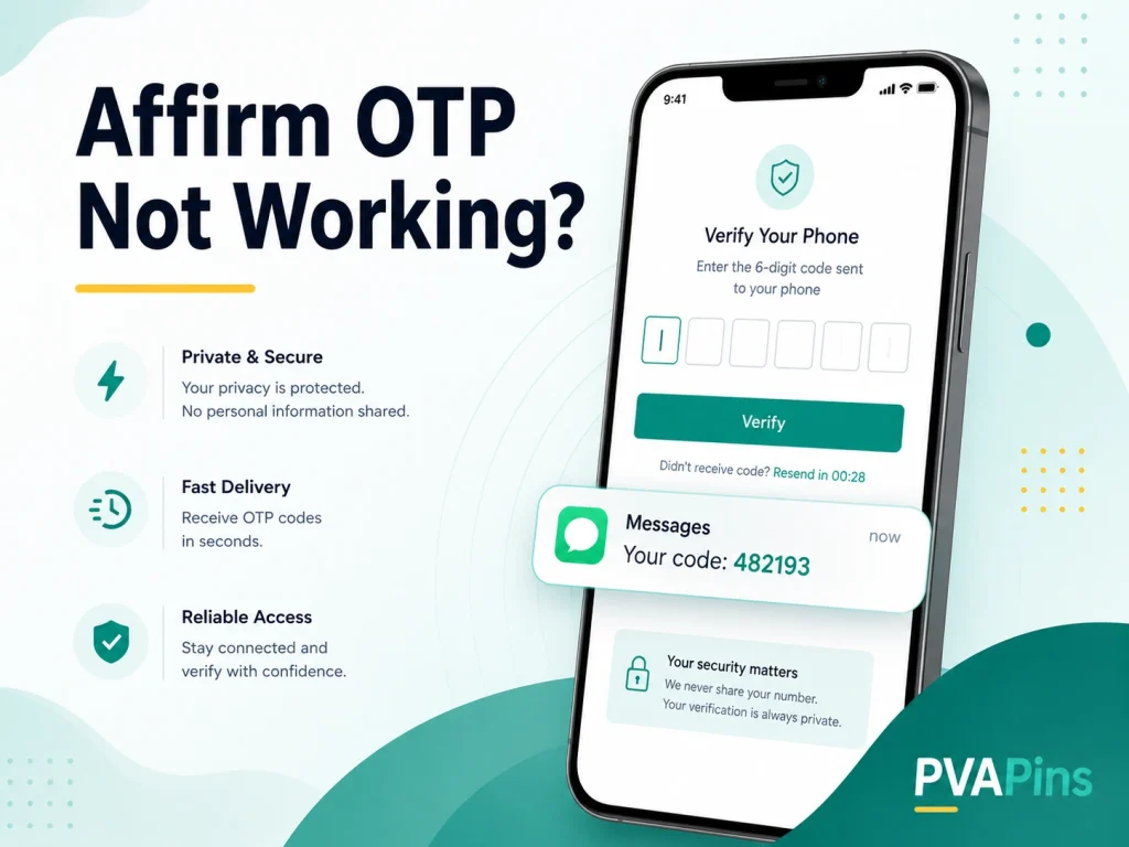 Affirm OTP Not Working