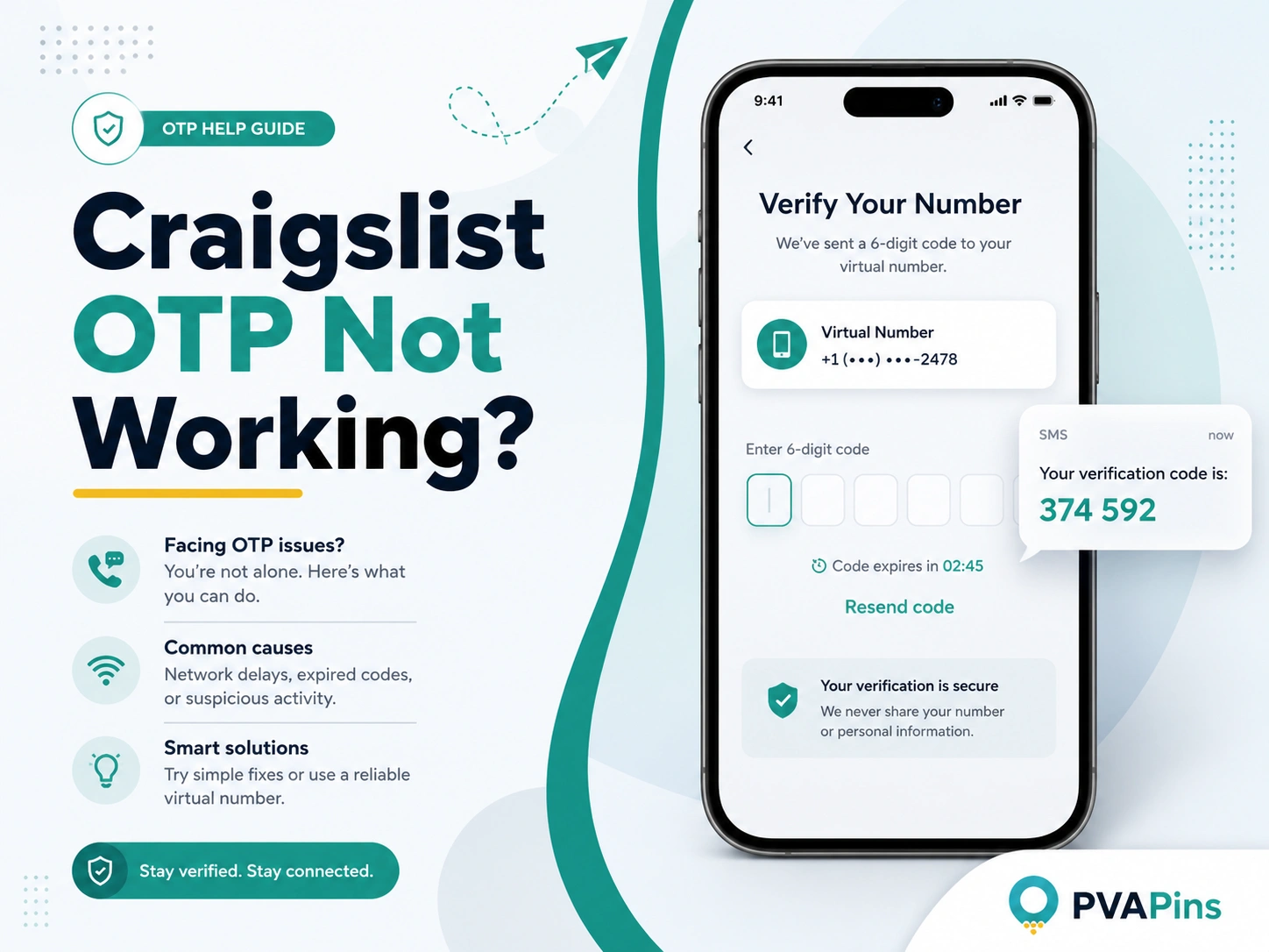 Craigslist OTP not working