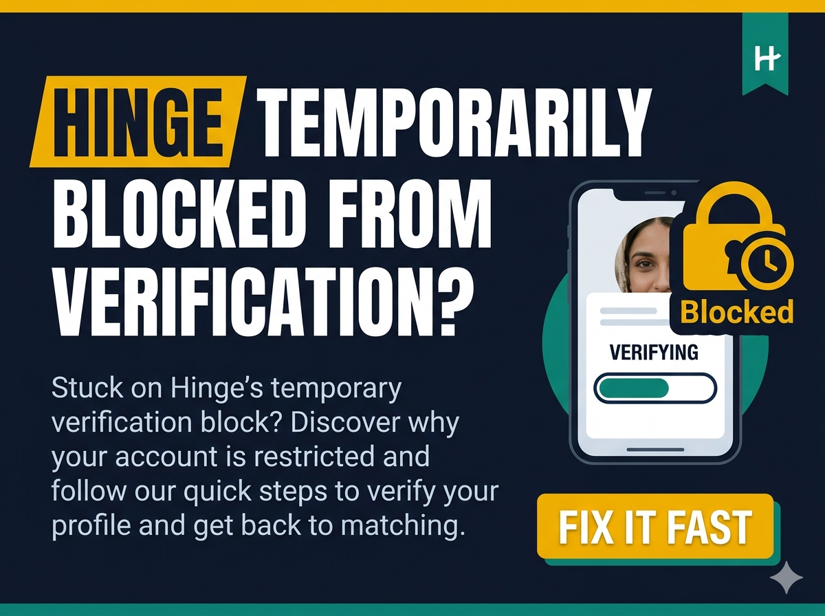 Hinge temporarily blocked from verification