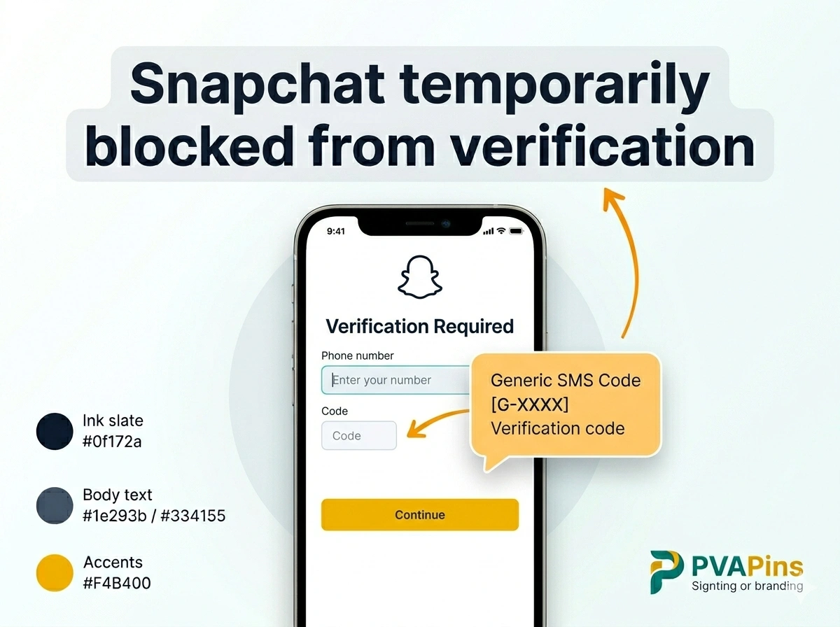 Snapchat temporarily blocked from verification