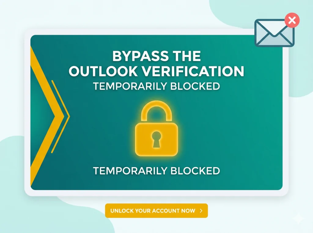 Bypass the Outlook Verification Temporarily Blocked