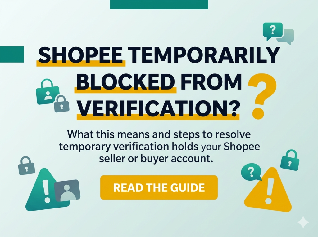 Shopee temporarily blocked from verification