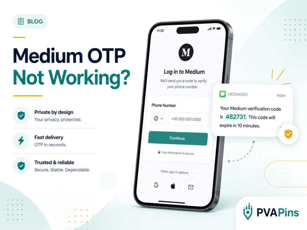 Medium OTP Not Working