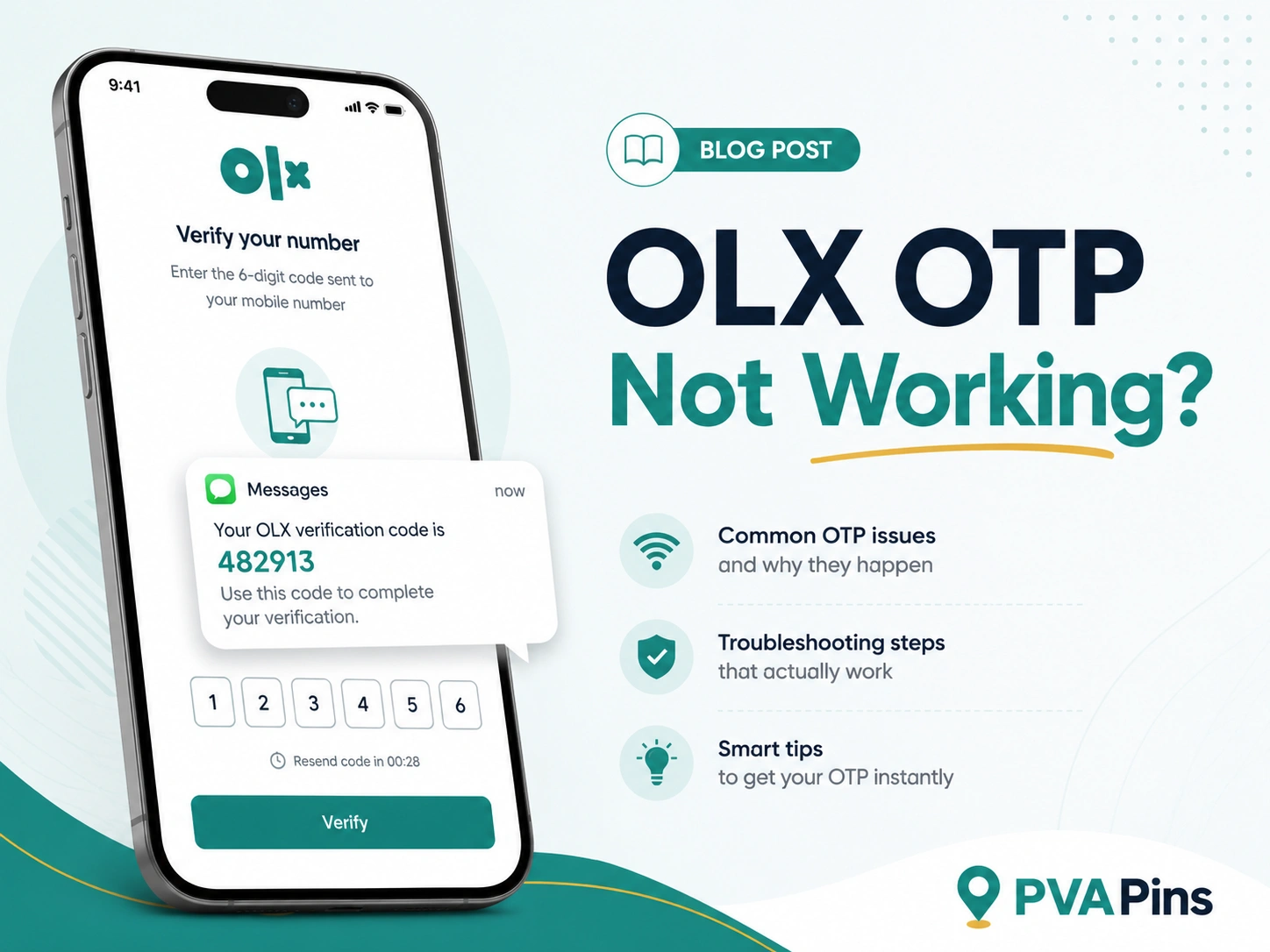 OLX OTP Not Working